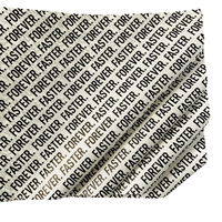 Papier d'emballage translucide imprimé sur mesure, écologique, production en usine de 10 000 mètres, matériau de base 100 % pâte vierge recyclable