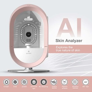 Máquina analizadora de piel facial <span class=keywords><strong>3D</strong></span> AI-Escáner de piel portátil para uso doméstico El mejor dispositivo de análisis de piel con detección de humedad - Product Image 2