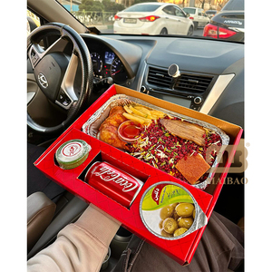 Envases de Papel para Comida para Llevar de Restaurante, Estilo Persa, para Arroz, Koofteh Tabrizi, Chelo Kabab, Contenedor de Aluminio con Compartimentos - Product Image 4