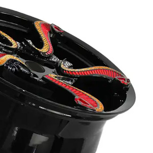 Rines de Aleación de Lujo Personalizados para Autos, Diseño de Radios de Serpiente, Pieza Automotriz de 19, 20, 21, 22 y <span class=keywords><strong>24</strong></span> Pulgadas para Ford Mustang, Ferrari, Porsche, McLaren - Product Image 5