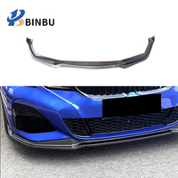 Pour BMW série 3 G20 lèvre avant diffuseur de pare-chocs avant en fibre de carbone Style MP modifié et amélioré Kit de carrosserie 2019-2021