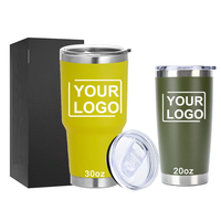 AI-MICH Voyage à double paroi élégant et moderne 304 Tasse thermo-personnalisée isolée en poudre en acier inoxydable pour café