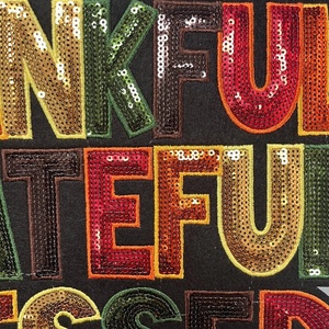 Blessing sequin thêu vá nóng chảy dính quần áo trang trí cho các dự án tự làm - Product Image 3