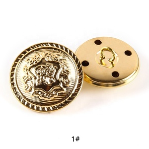 Botones <span class=keywords><strong>de</strong></span> Metal <span class=keywords><strong>de</strong></span> Latón Vintage Personalizados, Estilo Británico, Botón con Diseño <span class=keywords><strong>de</strong></span> León Dorado, <span class=keywords><strong>Ancla</strong></span> y Corona para Traje, Blazer o Abrigo - Product Image 6