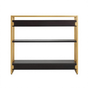 Estantería Industrial de Madera de Tres Niveles Ajustables con Ruedas, Resistente, para Almacenamiento de Libros - Product Image 6