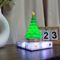 Arbre de Noël rotatif personnalisé à lévitation magnétique, décoration de maison moderne et chaleureuse pour les fêtes, cadeau magique à lévitation magnétique