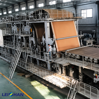 Planta de Máquinas de Papel Leizhan, Llave en Mano, Máquina para Fabricar Papel Corrugado de 30T 50T