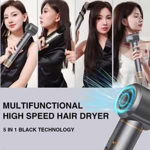 Oem/ODM chuyên nghiệp ion Máy sấy tóc Styler Set với Volumizing bàn chải và ép tóc quăn hot không khí hoàn chỉnh phong cách - Product Image 5
