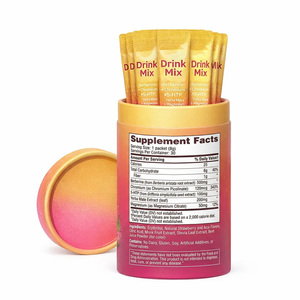 Mezcla de Bebida con Sabor a Fresa y Açaí, con Berberina, Cromo, 5-HTP, Yerba <span class=keywords><strong>Mate</strong></span>, Magnesio, Fabricación OEM - Product Image 5