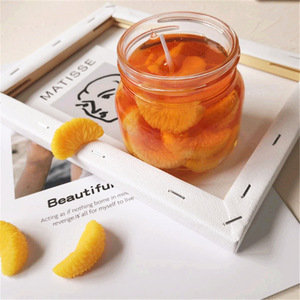 Creative Handmade <b>Jam</b> <b>Jar</b> Scented Candle Fruit Fragrance Soy Wax Home Decor Gift - Product Image 5