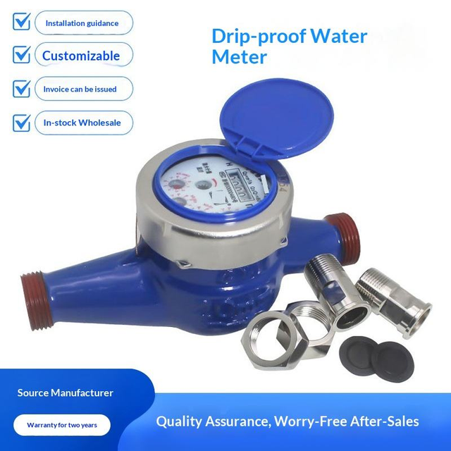 Household Hot Cold Water Meters | 1/2" / 3/4" / 1" (DN15/DN20/DN25) | Cast Iron / Stainless Steel / Copper | High Sensitivity |