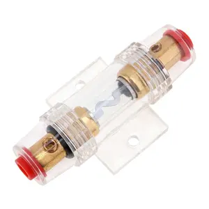 Car Audio Refit Fuse Holder 4/8 And 10 Gauge Wire With 60 AMP Fuses 60A/80A Fuse Holder For Car Stereo Audio Auto Amplifier