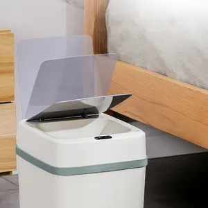 Automatic Intelligent Induction Trash Can 10L 18L Sensing Household Electric Smart Garbage Can Sensor Dustbin