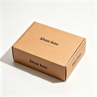 Caja de Zapatos de Diseño Nuevo, Plegable, Ecológica, de Cartón Corrugado, Tamaño Personalizado, Color Personalizado, Caja de Envío de Zapatos de Bajo Costo