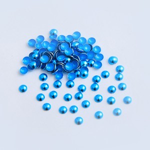 Fábrica Venda Direta Ferro na Cúpula Hot Fix Meia Pérola <span class=keywords><strong>Beads</strong></span> Hot Fix Dome Studs Strass para Vestuário - Product Image 4