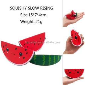 Juguetes Antiestrés de Espuma de PU de Alta Calidad con Forma de Frutas Kawaii, Sandía de Subida Lenta, Suaves y Apretables, Regalos Promocionales para Niños y Adultos - Product Image 4