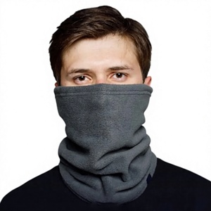 Cache-cou et cache-visage pour homme avec logo personnalisé, écologique, coupe-vent, en polaire brossée 100% acrylique, pour toutes les saisons, sports et usage quotidien - Product Image 2