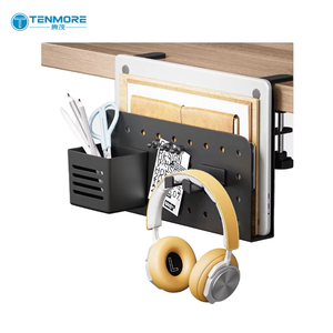Organizador <span class=keywords><strong>de</strong></span> Escritorio con Clip para Panel Perforado, Estante <span class=keywords><strong>de</strong></span> Almacenamiento Colgante sin Taladro, <span class=keywords><strong>Asistente</strong></span> <span class=keywords><strong>de</strong></span> Escritorio Modular con Soporte Magnético para Bolígrafos - Product Image 5