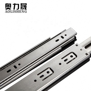 10 pouces Trois Sections Pleine Traction Roulement À Billes En Acier Inoxydable Anti-rouille Armoire Durable Meubles Tiroir Glissière - Product Image 5