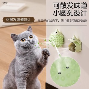 Juguete de pelota para gatos con diseño de erizo, de plástico, para combatir el aburrimiento, estilo caricatura, operación manual - Product Image 3