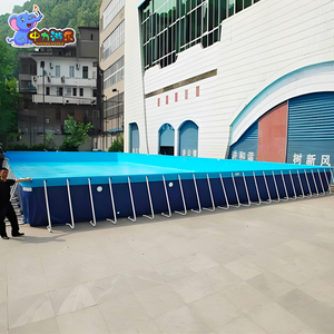 Hot Bán Lớn Hồ Bơi Ngoài Trời Hồ Bơi Kim Loại Khung Hồ Bơi Di Động Hồ Bơi - Product Image 4