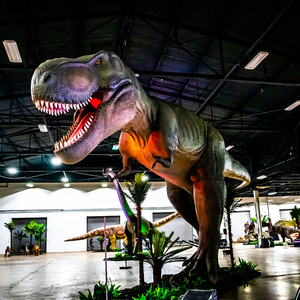 Dino City Dinosaure Animatronique Grandeur Nature pour Parcs à Thème Enfants - Construction en Métal et Silicone - Product Image 2