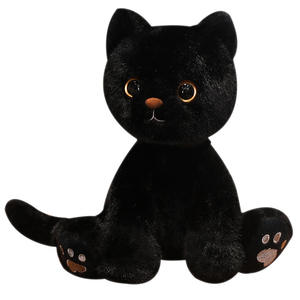 Lindo <span class=keywords><strong>gato</strong></span> blanco de peluche de juguete Siamés Birman británico de pelo corto <span class=keywords><strong>gato</strong></span> gatito almohada Calico Tabby persa gatito muñeco de peluche - Product Image 6