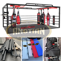 ANGTIAN vente en gros d'équipement de boxe rail multifonctionnel sacs lourds cage mma ring de boxe avec panneau