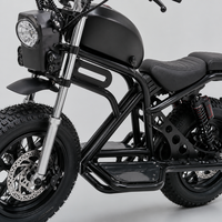 Moto électrique rétro à pneus larges avec plateforme de plancher pour un trajet urbain confortable – Approvisionnement en gros