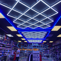 Éclairage LED Hexagonal pour Magasins et Supermarchés : Idéal pour la Restauration et les Commerces