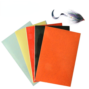 Lámina de Silicona para Atado de Moscas, Material para Pesca en Agua Salada, Anzuelos, Faldas de Silicona para Streamers, Material para Fabricación de Señuelos - Product Image 1