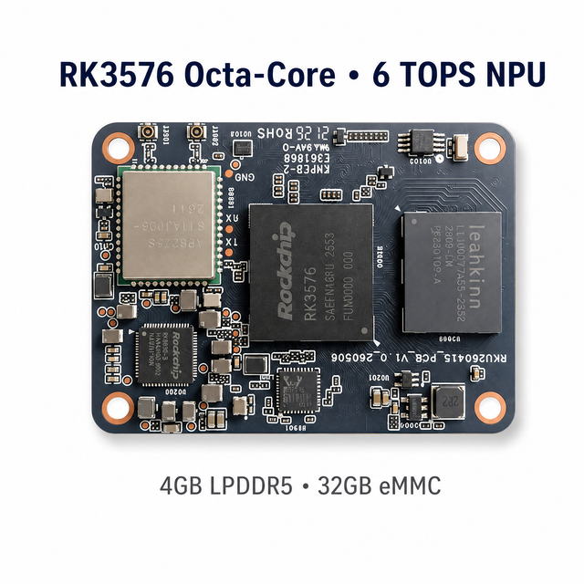 RK3576 System on Module CM5 Alternative Dual 4K Smart Display Medical Device 8GB LPDDR5 32GB EMMC WiFi 6 Android