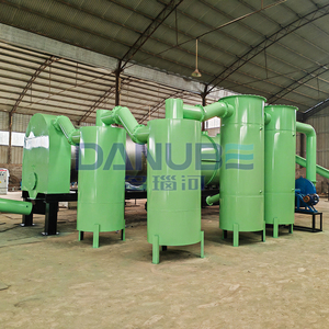 Ligne de production écologique de mélange et de pressage de poudre de charbon, four de carbonisation continue du bois - Product Image 1