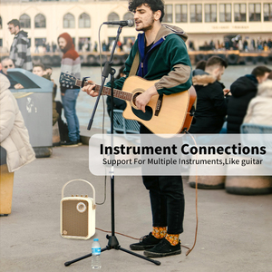 Thiết Kế Mới Hộp Âm Thanh L100 50W Loa Siêu Trầm Có Thể Sạc Lại Xách Tay Retro <span class=keywords><strong>Bluetooth</strong></span> Loa Cho Âm Nhạc - Product Image 4