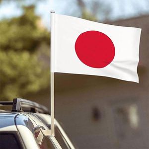 Wholesale Japanese Car <b>Flags</b> 12 X 18 Inch Double Stitch Window Clip Banner for Car Trucks Outdoor Decoration - Product Image 2