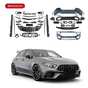 Kit Carrozzeria Stile A45 per <span class=keywords><strong>Mercedes</strong></span> <span class=keywords><strong>Classe</strong></span> <span class=keywords><strong>A</strong></span> W177 Hatchback 2020-IN, Pacchetto Esterno per <span class=keywords><strong>Paraurti</strong></span> Auto - Product Image 1