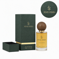 Boîtes rigides faites à la main avec gaufrage personnalisé et pelliculage mat, noires, vides, emballage cadeau unique pour parfum, emballage créatif pour flacon d'huile parfumée