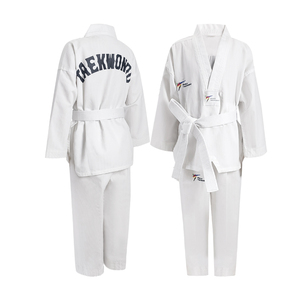 Chất Lượng Cao Tùy Chỉnh Logo Hải Quân Taekwondo Quần Dobok Đồng Phục Cho Người Lớn Nam Nữ Thanh Niên Võ Thuật - Product Image 1