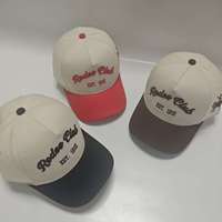 Gorras de Béisbol Deportivas de Dos Tonos, Personalizadas con Bordado OEM, de 5 Paneles, de Algodón, con Visera Curva, para Correr al Aire Libre