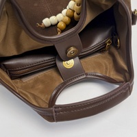 Sac à main rétro Colefa fabriqué en Chine avec accessoires, ambiance coréenne automne-hiver, sac seau en daim, sac à main à porter à l'épaule