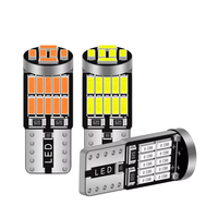 Ampoules LED W5W T10 26SMD 4014 6000K Canbus 5W 12V pour éclairage intérieur de voiture (lumière de carte, plafonnier, stationnement, positionnement, feux de signalisation)