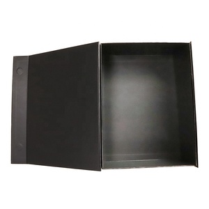 Cesto plegable de cartón con tapa magnética, cesta de regalo con impresión personalizada, con tapa abatible - Product Image 3