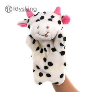 Offre Spéciale personnalisé en peluche <span class=keywords><strong>mouton</strong></span> vache ours animaux marionnettes jouets <span class=keywords><strong>couette</strong></span> avec PP coton remplissage - Product Image 3
