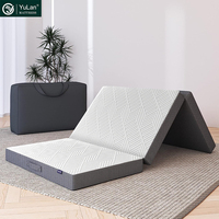 Matelas en mousse triple pliable épais, confortable, compact, imperméable, portable, prix d'usine, pour voyage en extérieur et lit d'appoint