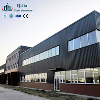 Structure industrielle préfabriquée en acier Q355 pour entrepôt, atelier, hangar, bâtiment, colonnes intermédiaires, résistance au vent élevée