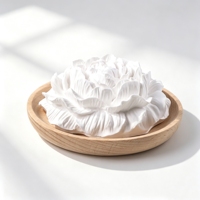 Diffuseur de parfum d'ambiance écologique en céramique faite à la main avec base en bois, parfum d'intérieur aux huiles essentielles
