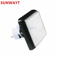 Style européen 49*49MM illuminé Led grand carré jeu bouton poussoir commutateurs pièces de Machine de jeu