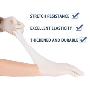 Guantes <span class=keywords><strong>de</strong></span> <span class=keywords><strong>Examen</strong></span> <span class=keywords><strong>de</strong></span> Látex Desechables Sin Polvo Samson - 4 Milésimas <span class=keywords><strong>de</strong></span> Pulgada <span class=keywords><strong>de</strong></span> Grosor, Puño <span class=keywords><strong>de</strong></span> Seguridad, Impermeables, Antideslizantes, Fáciles <span class=keywords><strong>de</strong></span> Poner, Alta Calidad - Product Image 3
