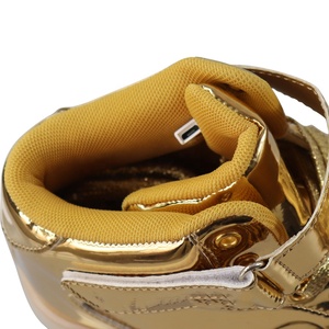 Chaussures de <span class=keywords><strong>roller</strong></span> à 4 roues professionnelles pour l'extérieur, quad et double, en cuir synthétique PU <span class=keywords><strong>avec</strong></span> fonction clignotante pour patinoires de location - Product Image 6