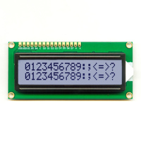 Modul LCD STN LCM 16x2 1602 yang Dapat Disesuaikan, Antarmuka I2C, Lampu Latar LED, Penjualan Langsung Pabrik, Layar COB 300cd/m2